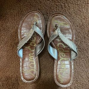 Sam Edelman silver sandals